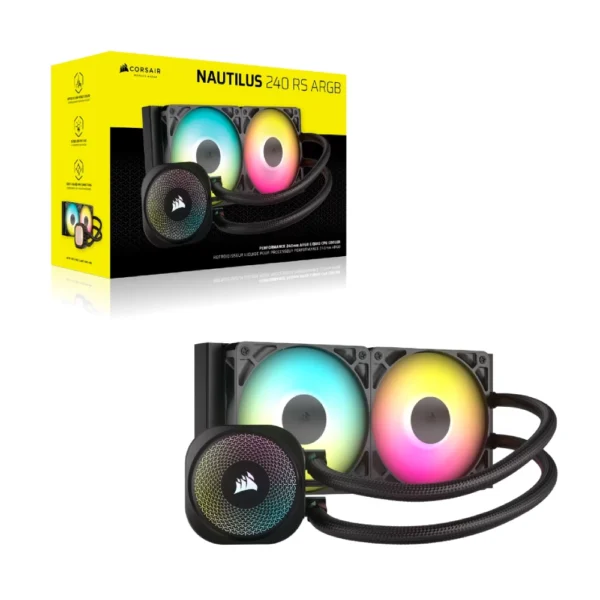 Corsair NAUTILUS 240 RS ARGB Processor Liquid Cooler black