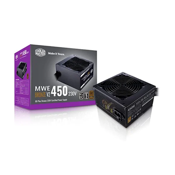 Cooler Master 450w SMPS MWE 450 V2 80 Plus Bronze psu