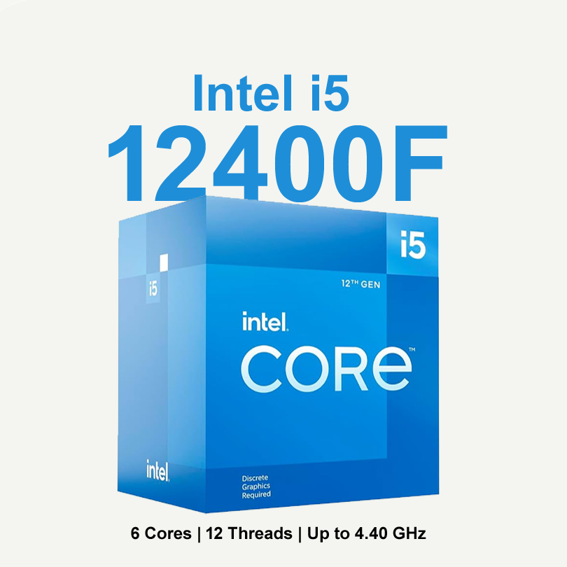 INTEL CORE I5 12400F Intel i5 12400F Processor 12th Gen 2.50GHz (Graphic Require) - Image 1