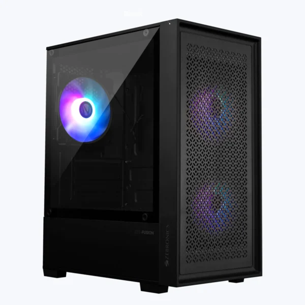 Zebronics Zeb Fusion Premium Gaming Cabinet Black