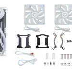 Cooler Master 240mm MasterLiquid 240L Core ARGB CPU Liquid Cooler (White) - Image 3