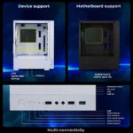 Zebronics Zeb Fusion Premium Gaming Cabinet Black - Image 3