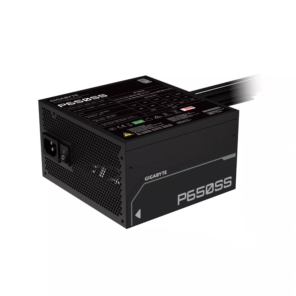 Gigabyte P650SS 650W 80 Plus Silver Desktop Power Supply - Image 4