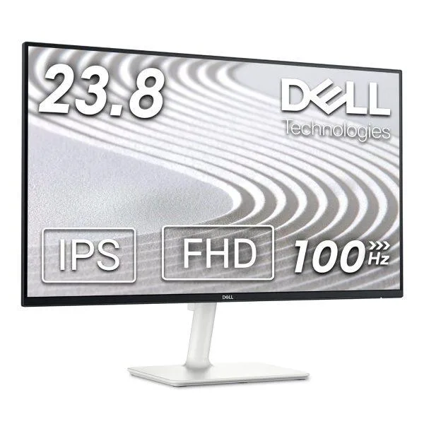 Dell S2425H Monitor 24" Full HD 8Ms 100Hz Display Integrated 2 x 5W Speakers