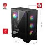 MSI MAG Forge 120A Airflow Premium Gaming PC Case - Image 2