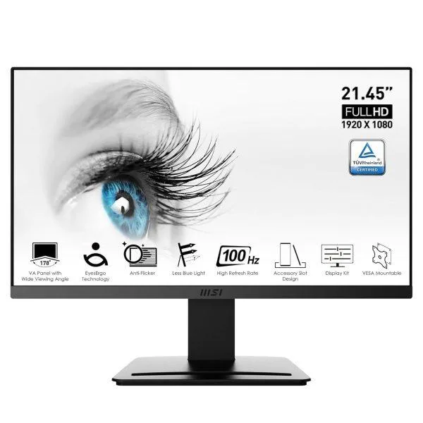 MSI PRO MP223 21.45 Inch Full HD Office LCD Monitor - 1080P, 100 Hz