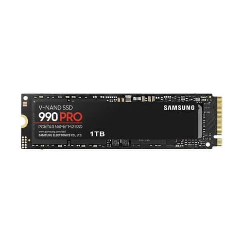mz-v9p1t0bw-image-main Samsung 990 Pro 1TB M.2 NVMe Gen4 SSD - Image 1