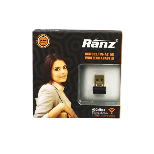 Ranz WiFi USB 802.11n 600M Dual Band Adapter