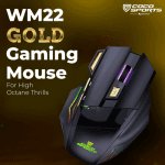 Coconut WM22 Gold Wireless Gaming Mouse 500 mAh Rechargeable Battery - Image 2