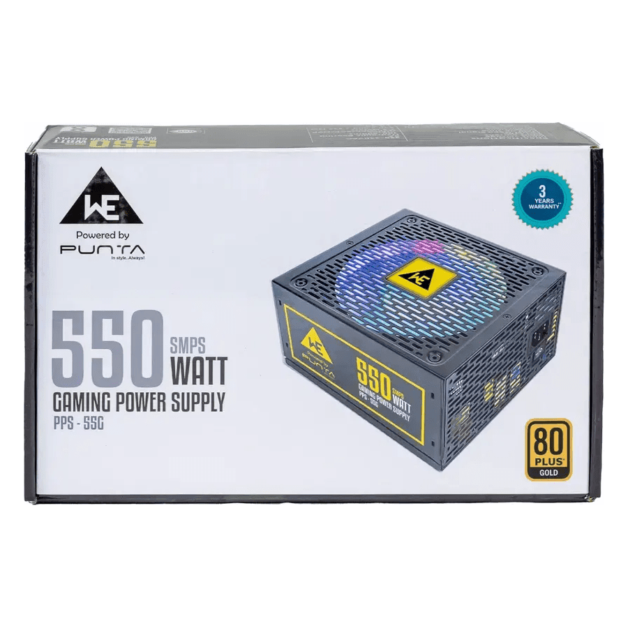 Punta 550 SMPS WATT gaming power supply - Image 2