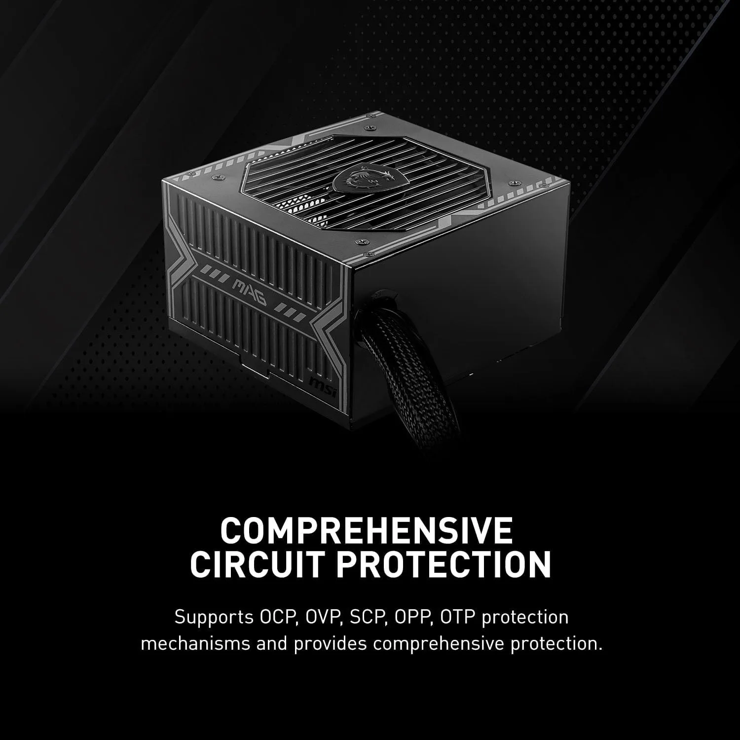 MSI MAG 550w SMPS A550BN 80 Plus Bronze - Image 5