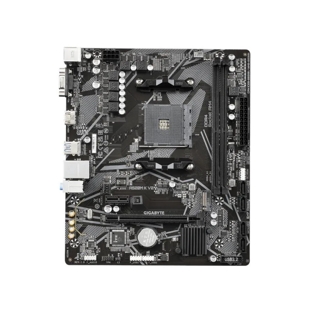 Gigabyte A520M K V2 Motherboard ddr4 - Image 2