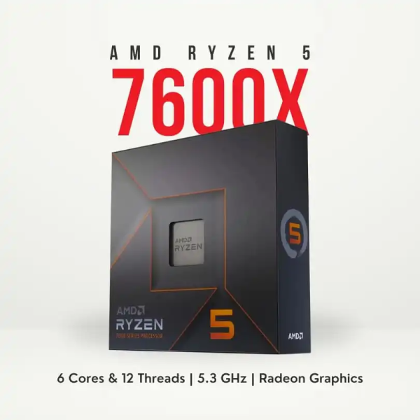 AMD Ryzen 5 7600X Processor with Radeon Graphics