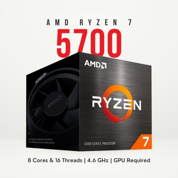 AMD Ryzen 7 5700 4.6 GHz AM4 Socket 8 Cores 16 Threads