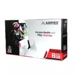Aarvex RX580 8GB Graphic Card DDR5 Dual Fan