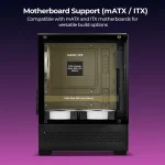 Zebronics Argon 2 gaming cabinet Black - Image 6
