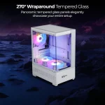 Zebronics Argon 2 gaming cabinet white - Image 2