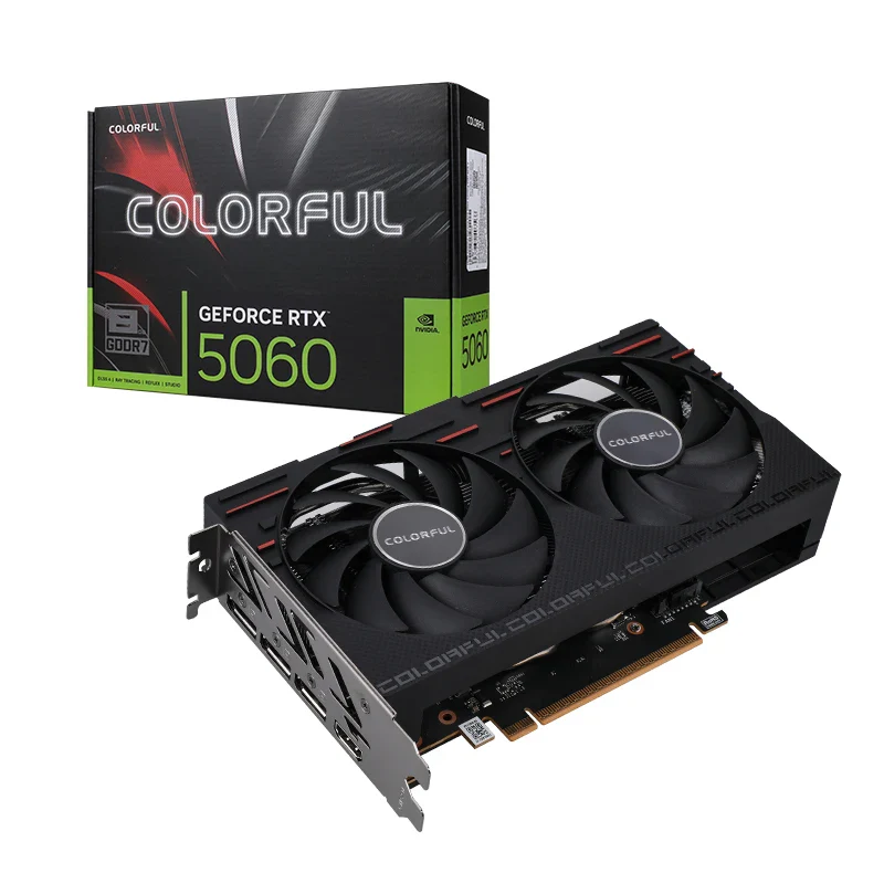 1772713740976-1_897aa209-916f-48b3-9cea-489f224f7566 Colorful RTX 5060 Gaming DUO 8GB GDDR7 Graphics Card - Image 1
