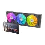 THERMALTAKE ST360 ULTRA ARGB 7" LCD SCREEN 360mm CPU LIQUID COOLER (BLACK)