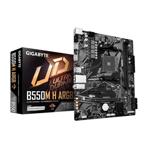 gigabyte-b550m-h-argb-image-main Gigabyte B550M H ARGB M-ATX Motherboard - Image 1
