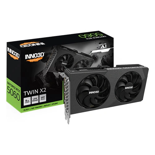 n50602-08d7-195071n-image-main INNO3D RTX 5060 Twin X2 SFF 8GB GDDR7 Graphics Card - Image 1