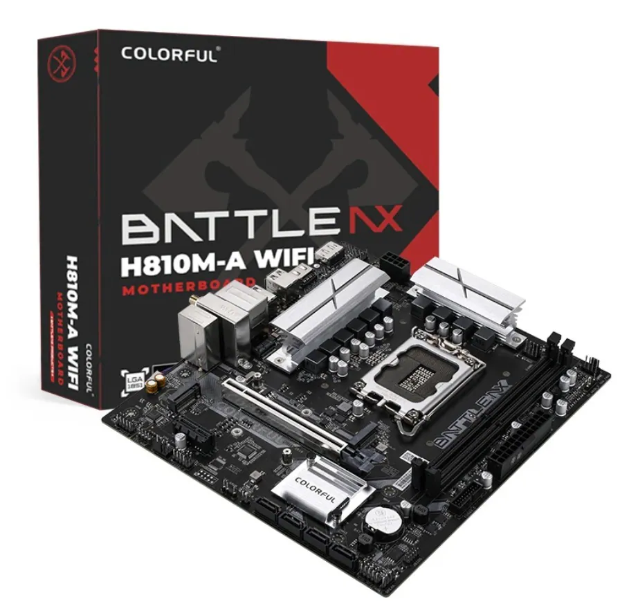 original COLORFUL BATTLE-AX H810M-A WIFI Motherboard - Image 1
