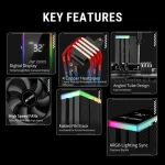 Ant Esports V4 Digital ARGB 90mm CPU Air Cooler - Image 3