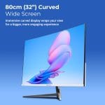 ZEBRONICS 32Inch FHD Curved,100Hz,1080p HDMI/VGA Built-in Speakers (EA320) - Image 2