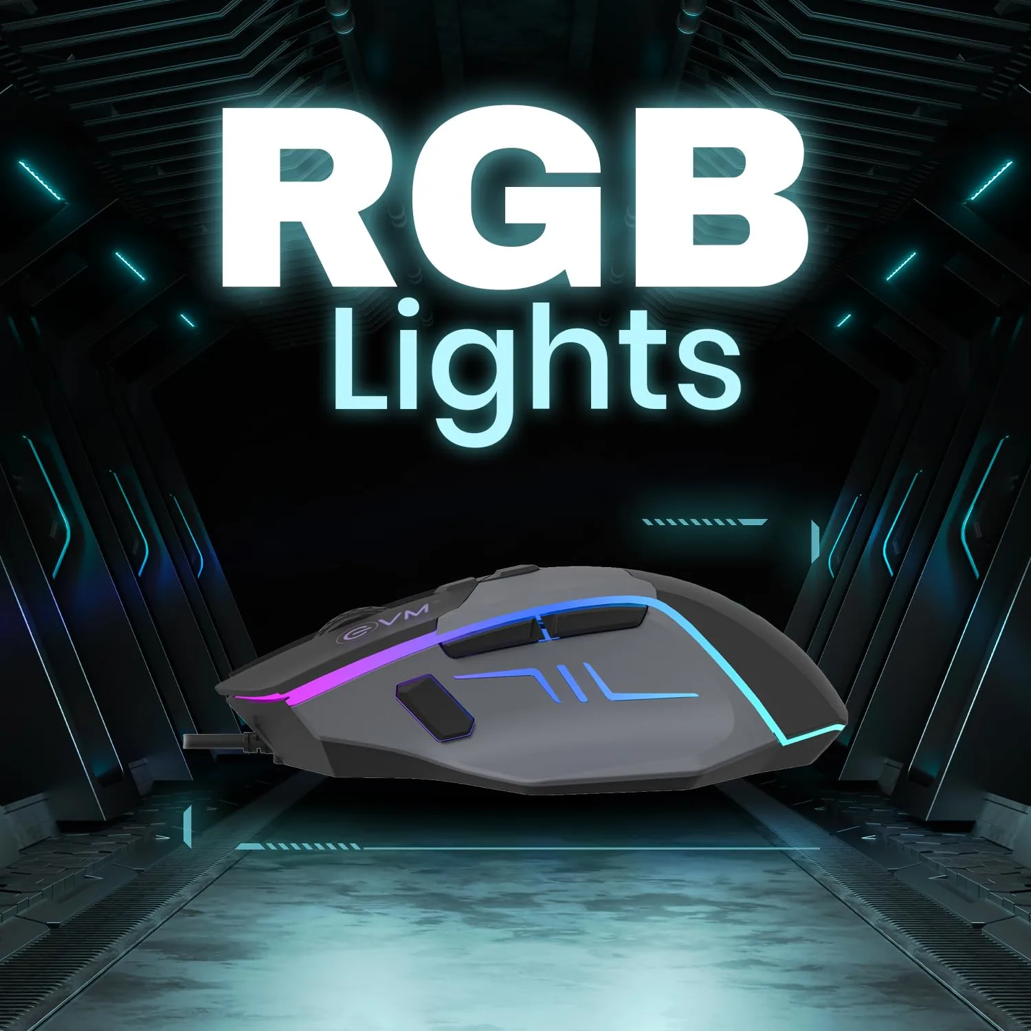 EVM M06087 Wired Gaming Optical Mouse - Image 3