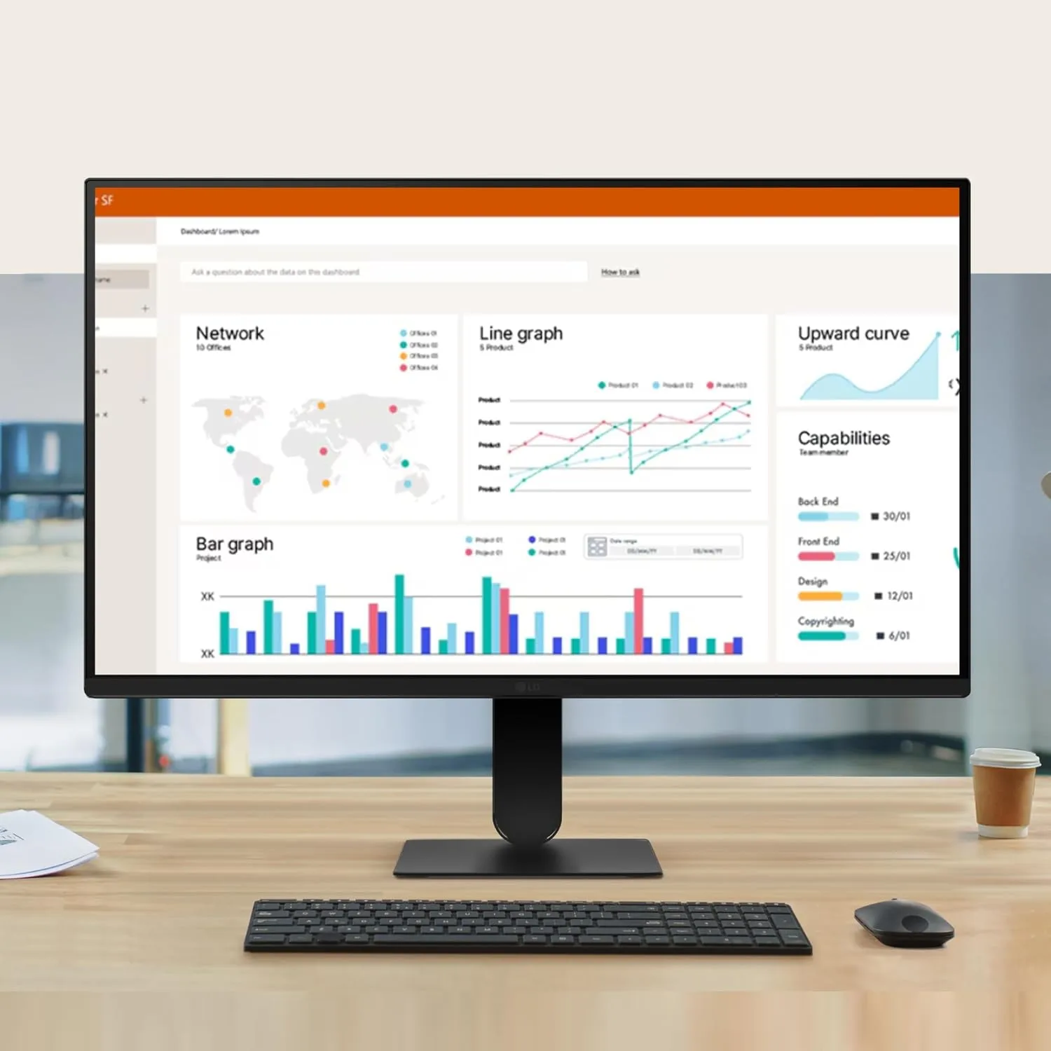 LG 27U411A-BD Monitor 27Inch IPS FHD 1ms 120Hz Anti-Glare, sRGB 99% - Image 3