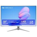 ZEBRONICS 32Inch FHD Curved,100Hz,1080p HDMI/VGA Built-in Speakers (EA320)
