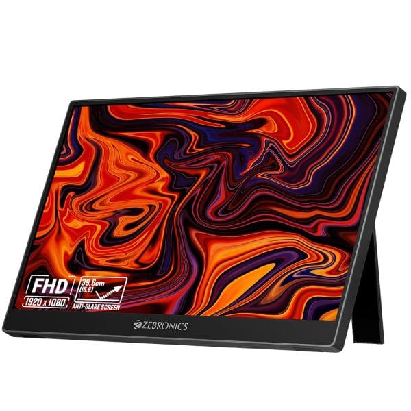 Zebronics 15.6” Portable Monitor, FHD 1080p (Pixigo A16S)