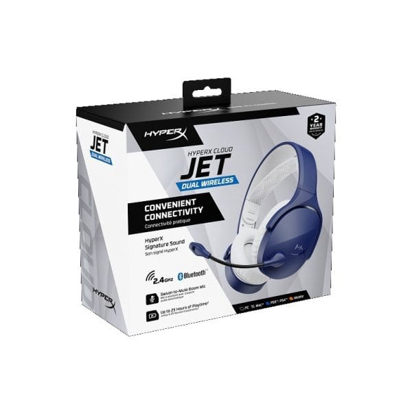 HyperX Cloud Jet – Wireless Gaming Headset (Light Blue)