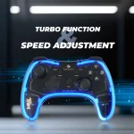 Zebronics MAX FURY Transparent RGB LED Wired Gamepad - Image 6