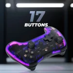 Zebronics MAX FURY Transparent RGB LED Wired Gamepad - Image 3