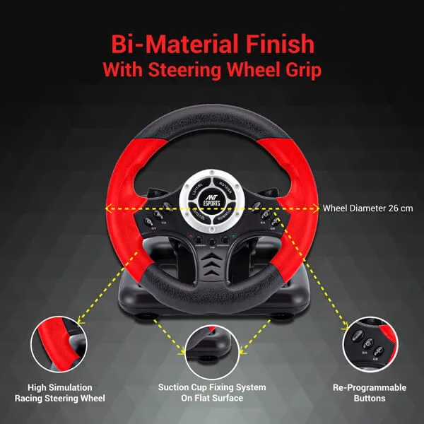 Ant Esports GW170 Racing Wheel - Image 4