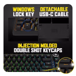 Cosmic Byte CB-GK-43 Phantom TKL Gasket Mechanical RGB Wired Keyboard (Black) - Image 2