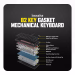 Cosmic Byte CB-GK-43 Phantom TKL Gasket Mechanical RGB Wired Keyboard (Black) - Image 6