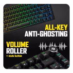 Cosmic Byte CB-GK-43 Phantom TKL Gasket Mechanical RGB Wired Keyboard (Black) - Image 5