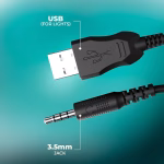 ZEBRONICS Jupiter Premium 3.5mm Gaming Headphone ( Black ) - Image 4