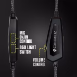 Zebronics Zeb-Blitz USB Gaming Wired Headphone (Black) - Image 3