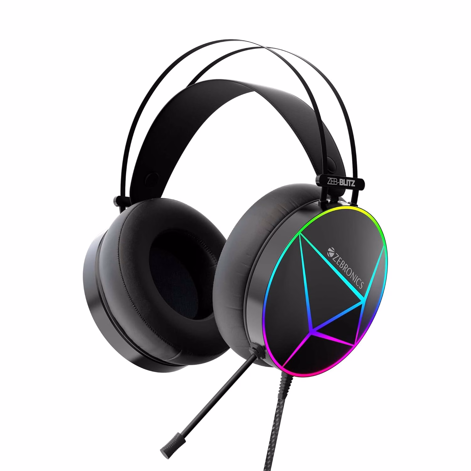 61ZlqdYsbDL._SL1500_ Zebronics Zeb-Blitz USB Gaming Wired Headphone (Black) - Image 1