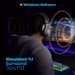 Zebronics Premium Wired USB Gaming Headphone(Jet 7.1) - Image 2