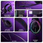 ZEBRONICS Blitz C Dolby Atmos Gaming Over Ear Wired Headphone - Image 7