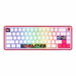 COSMIC BYTE Arcturus 65% Tri-Mode Mechanical RGB Wireless Gaming Keyboard ( White / Red )