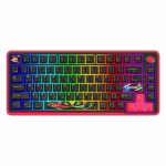 COSMIC BYTE Arcturus 75% Tri-Mode Mechanical RGB Wireless Gaming Keyboard ( Black / Red )