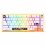 COSMIC BYTE Arcturus 75% Tri-Mode Mechanical RGB Wireless Gaming Keyboard ( White / Amber )
