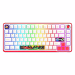 COSMIC BYTE Arcturus 75% Tri-Mode Mechanical RGB Wireless Gaming Keyboard ( White / Red )