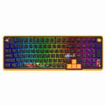 COSMIC BYTE Arcturus 98% Tri-Mode Mechanical RGB Wireless Gaming Keyboard ( Black / Amber )