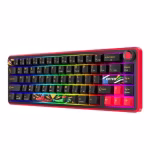 COSMIC BYTE Arcturus 65% Tri-Mode Mechanical RGB Wireless Gaming Keyboard ( Black / Red ) - Image 8